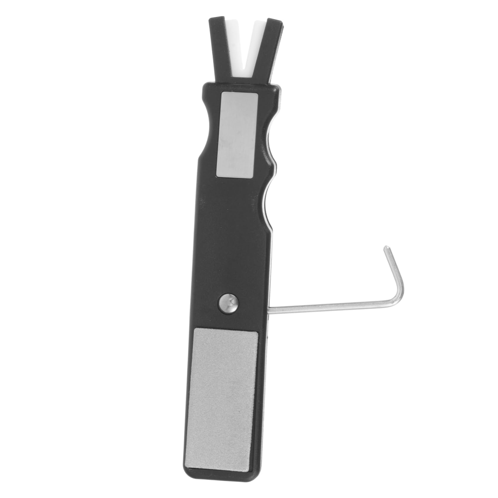 BESPORTBLE Pierre à Aiguiser Moule Automatique Doigt Moule De Fabrication Artisanale Outils Souples Moule Porte-clés Bricolage Treillis Chariot à Outils Ramequins Mach Black Métal