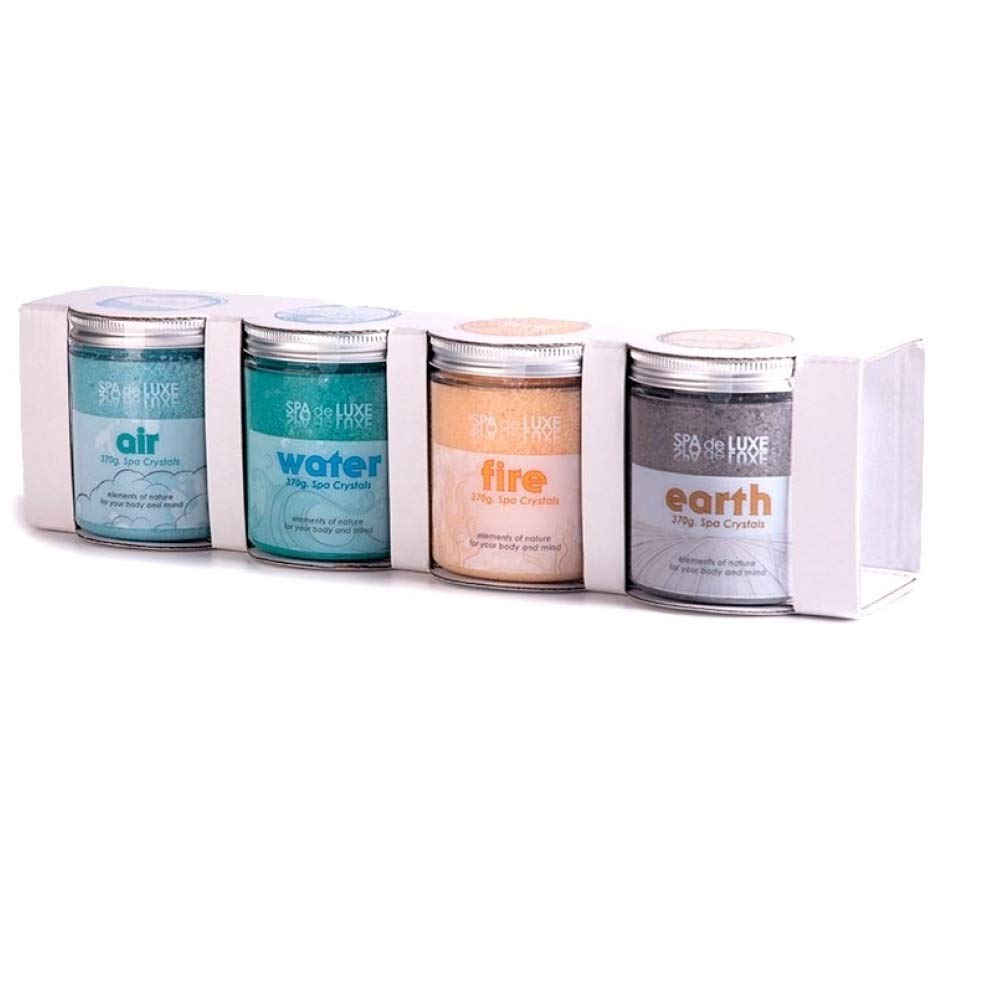 AquaFinesse Spa de Luxe Crystals 4er Set Whirlpool Badekristalle Spa de Luxe
