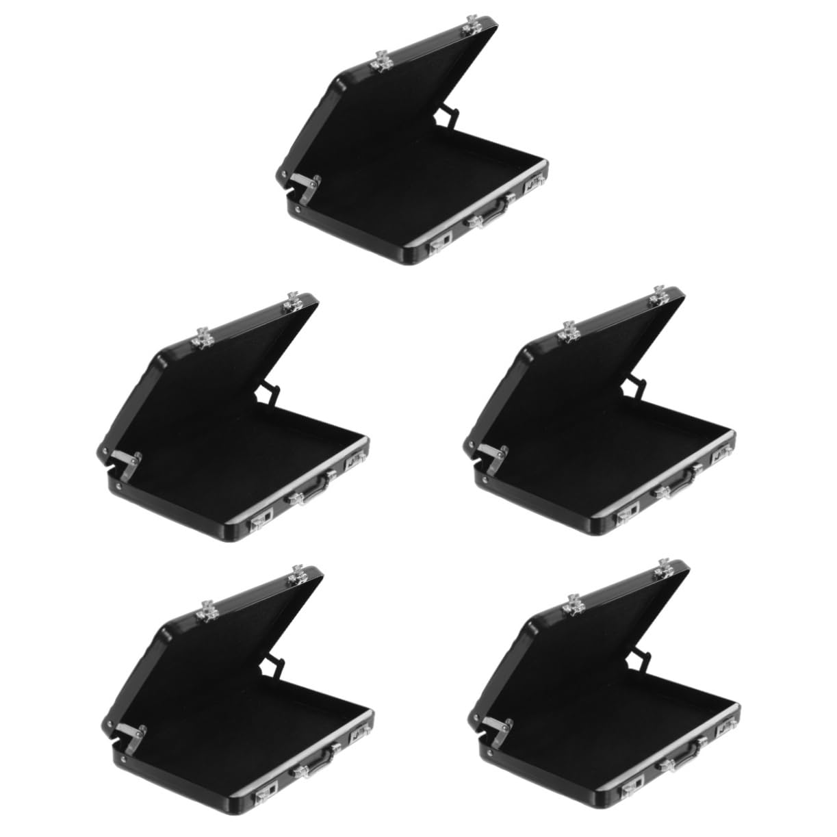 Abaodam 5 Uds Tarjetero De Metal Para Tarjetas De Visita Mini Contenedores Mini Cajas De Tarjetas Seguras Para Hombres Soporte Para Fotos De Mesa Organizador Contenedor De Metal Hombre
