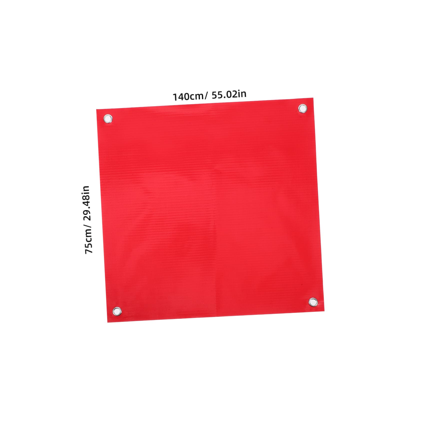 STOBAZA High Visibility Traffic Safety Flags 4 Pack Plastic Pvc Safety Warning Flags for Roads Construction School and