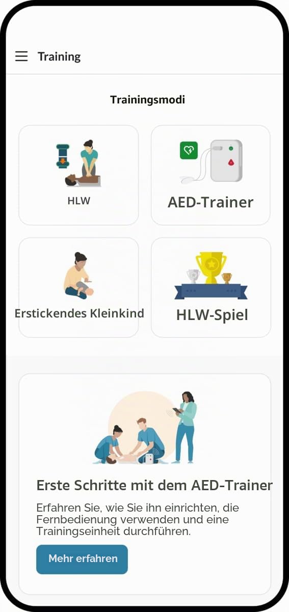 Laerdal Little Family Pack Light, HLW-Trainingspuppenset mit Feedback-System, 1 Torso für Erwachsene (Little Anne) und 1 Kindertorso (Little Junior), 1 Pflegekörper (Little Baby), Trolley