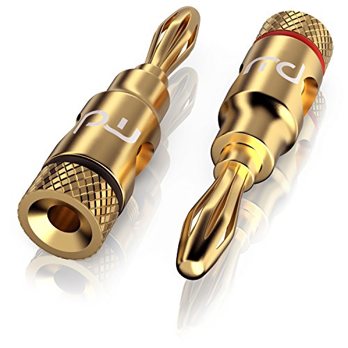 6 par / 12 Piezas Placa de Pared y Jack de Audio 24K Oro enchapado Bananas Altavoces Enchufe 6 par / 12 Piezas Placa de Pared y Jack de Audio 24K Oro enchapado Bananas Altavoces Enchufe