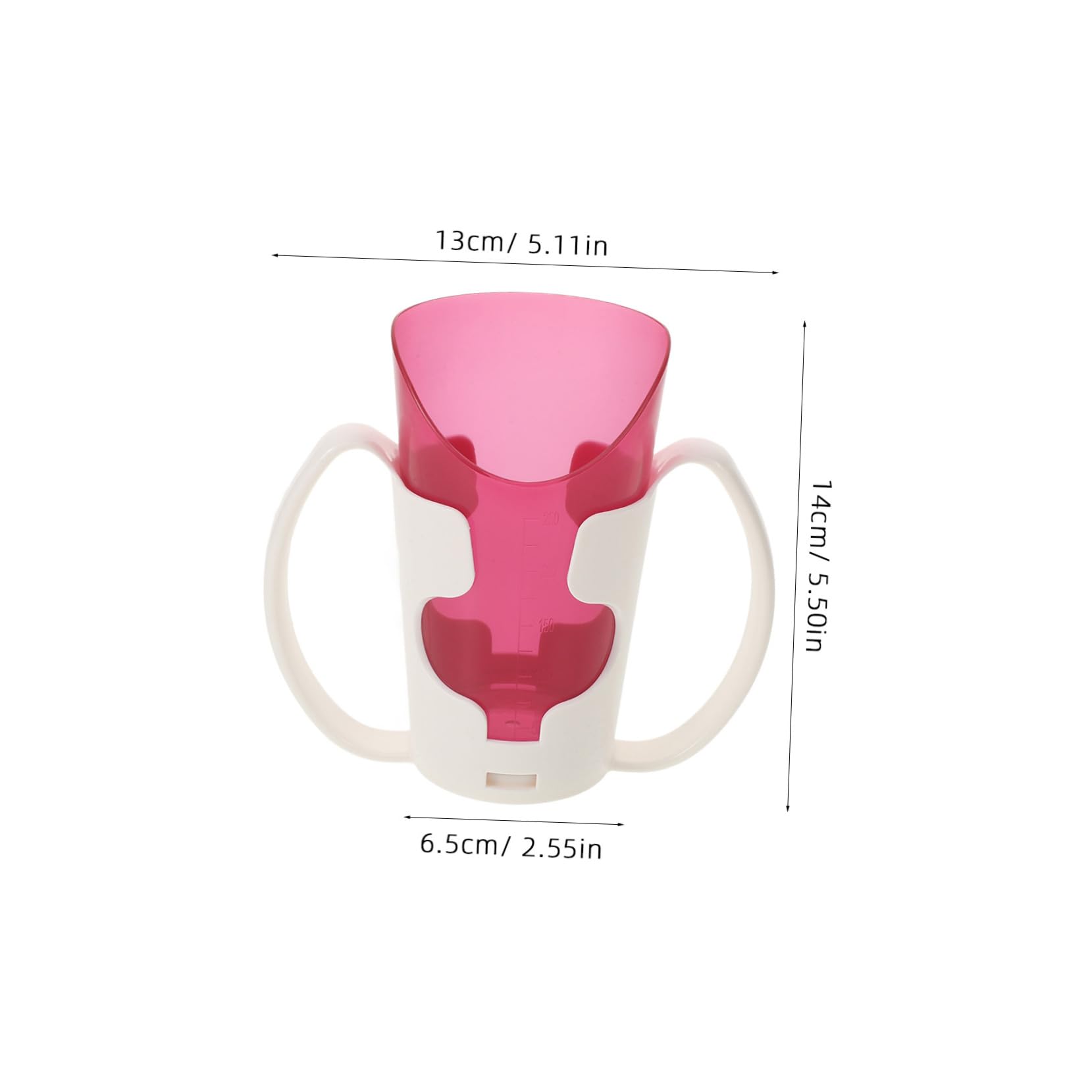 PRETYZOOM 5piezas Vaso Irrompible para Pacientes Discapacitados Taza De Alimentación para Ancianos Diseño para La Hidratación Mayores Movilidad Reducida