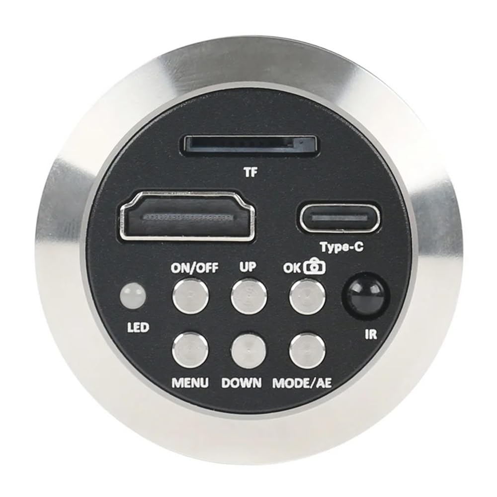 Mikroskop 4K 48MP 55MP HDMI USB do stereo + SZM CTV 1/2 1/3 obiektyw adaptera do montażu mikroskopu do mikroskopu trójocznego(48MP z 0.3x-01)