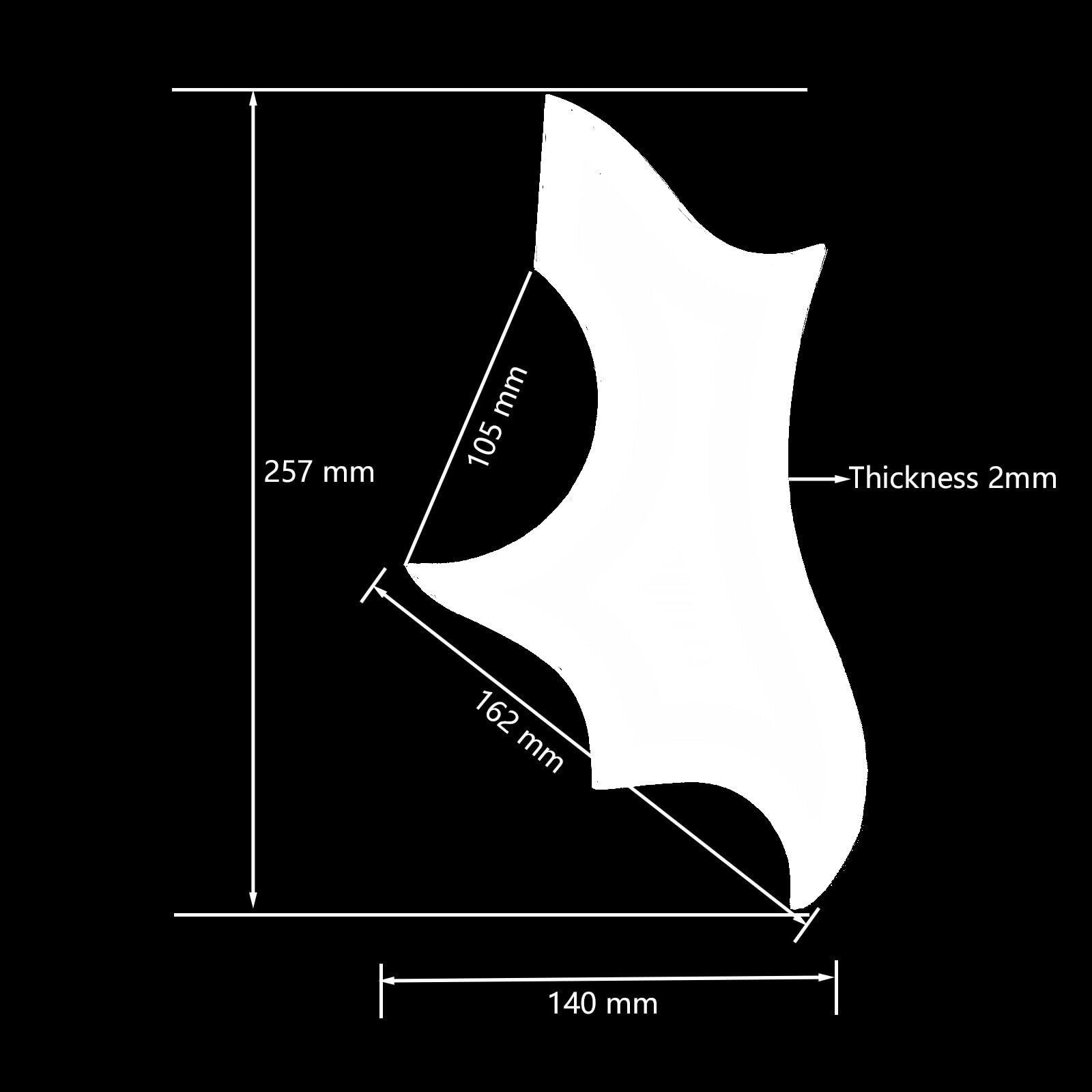 Pickguard do gitary akustycznej, zestaw 2 szt. do gitar 91-100 cm, kompatybilny z korpusem Gibson Jumbo, wzór gołębica kolibra, grubość 2 mm, samoprzylepna, odporna na zarysowania