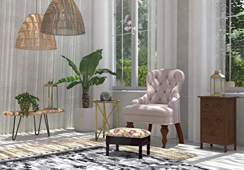 M2 Kollektion Tallus Table Basse Bois Teck 100x40x40cm Marron – Image 3