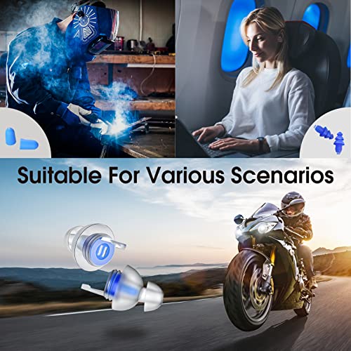Mudeela Ear Plugs, High Fidelity Concerts Earplugs 3 Pair Noise Reduction Festival Earplugs, 23Db Protection, Musicians Earplugs For Concert, Dj, Motorcycle, Loud Music, Invisible Ear Plugs #TOP6