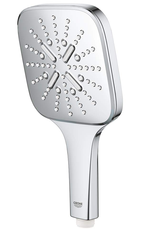 GROHE Rainshower 130 SmartActive Cube słuchawka prysznicowa 3 rodzaje strumienia, chrom, 26582000