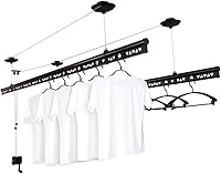 Vista 7 de Drying Rack Secadora, Techo, Secadora, Perchero Estilo Polea