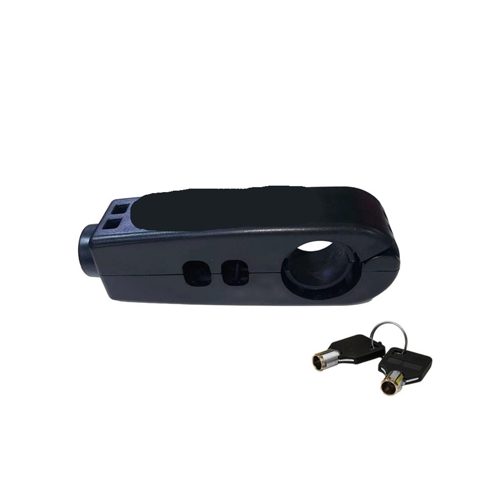 Motorcycle Handlebar Lock Handlebars Lock Brake Anti-Theft Grip Combo Security Equipment Adjustable Motorcycle Disc Lock(Black)