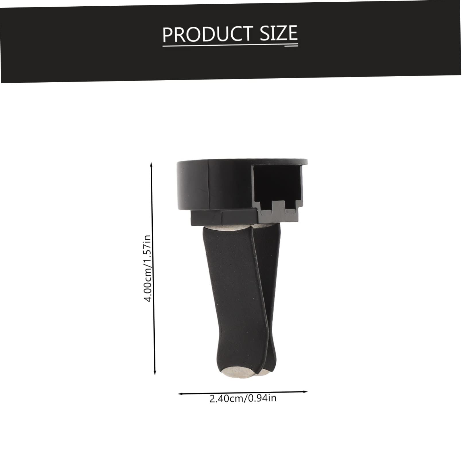 Clip Accessori Solidi 100 Pezzi per Bocchetta di Ventilazione Auto in Metallo e Plastica per Deodorante e Profumo Auto, per Decorazione Interna e Fai-da-te