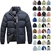 Generico Giubbotto Uomo Invernale Leggero - Giacca Invernale Unisex Cappotto Morbido Trapuntato, Cappotti Stile Casual Impermeabile Piumino Caldo Antivento per Outdoor