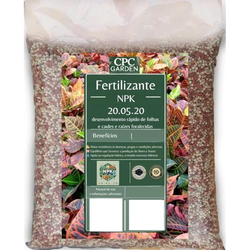Fertilizante Premium NPK 20-05-20 Para Fortalecimento CPC Garden ...