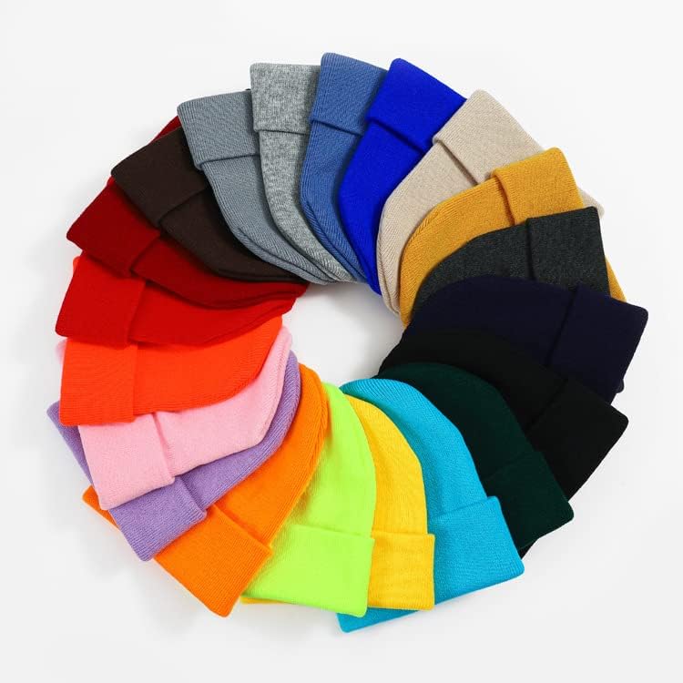 Custom Embroidered Beanie Hat Add Your Text Logo Winter Caps Company Party Men Women Hat Customize Black Knit Hat - Image 4