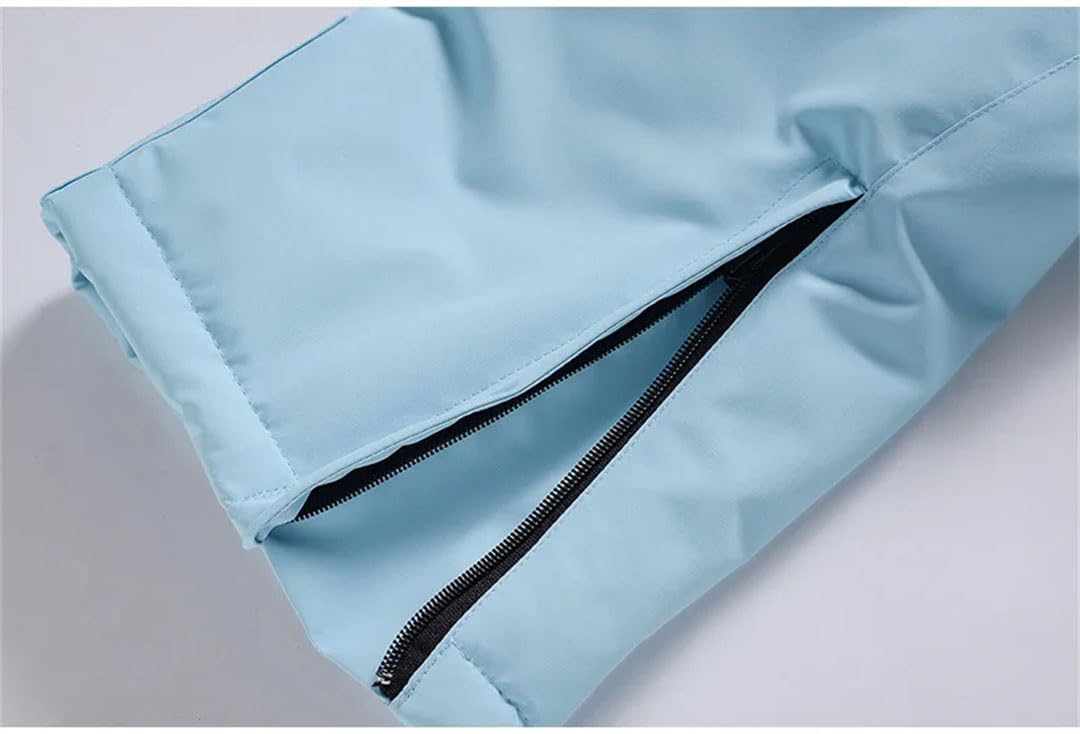 Suwequest Pantaloni da sci unisex, antivento, impermeabili, da snowboard, invernali, caldi, sportivi, campeggio, ciclismo