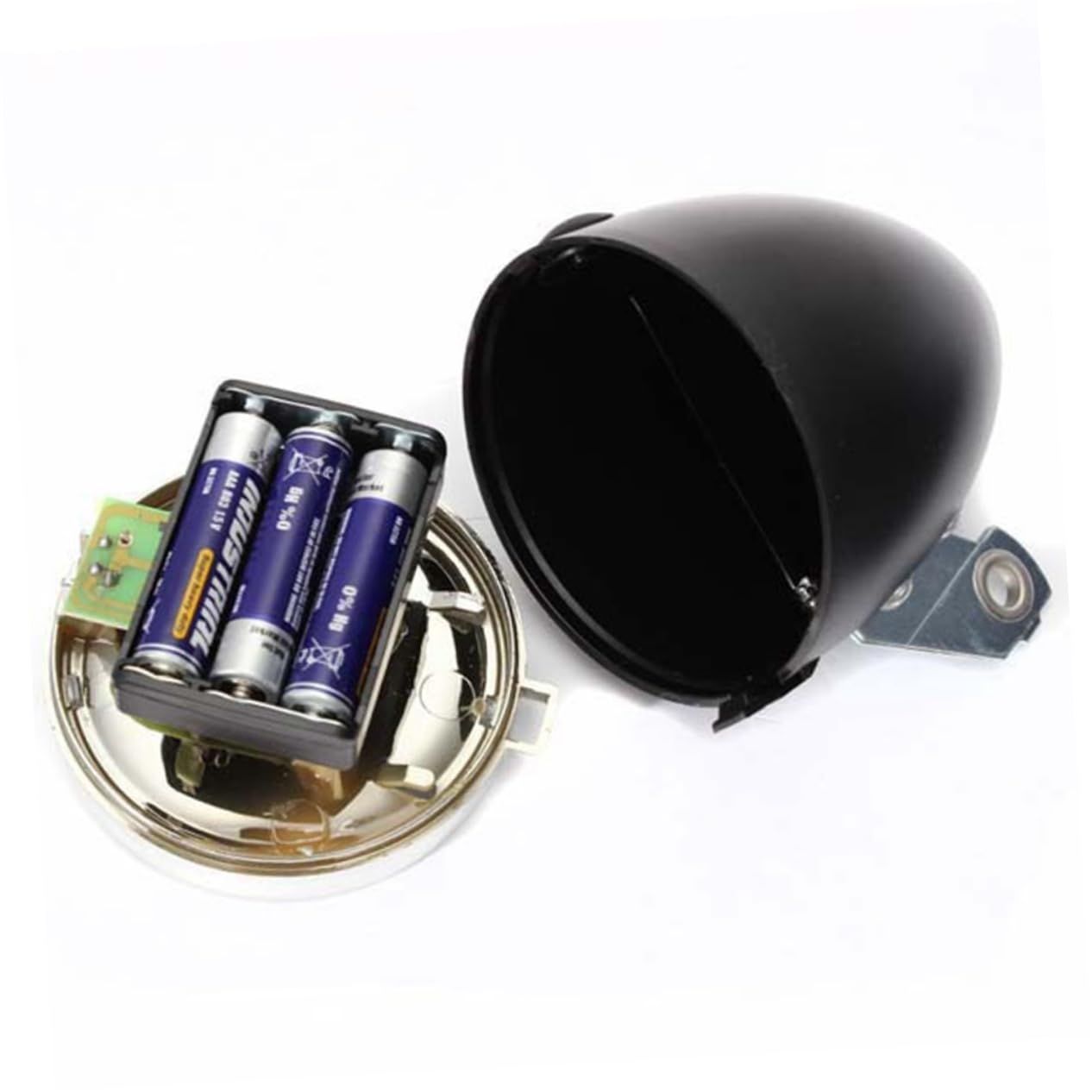 Happyyami Vintage LED Bike Headlight Cycling Light Elegant Retro Front Light for Mountain Bikes Switch Battery Powered Safety Lamp for Outdoor Activities