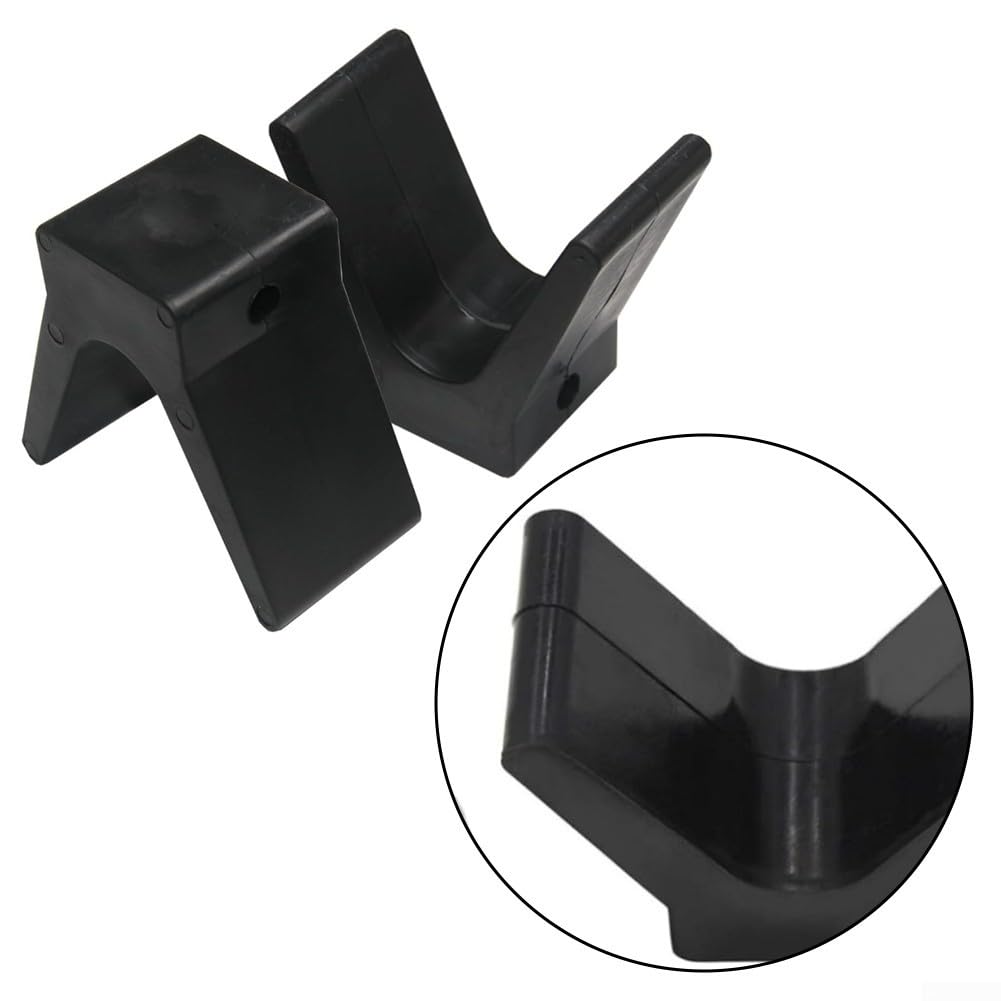 Blocco a V in poliuretano per rimorchio barca 5,1 cm nero 1 sztuka