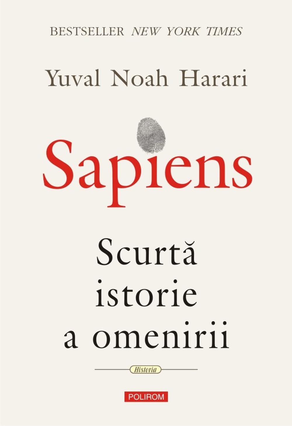 Cover of Sapiens by Yuval Noah Harari