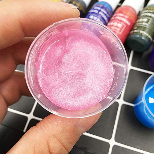 20 Metallic Epoxy Resin Color Pigment Liquid Pearl Epoxy UV Resin Dye Resin Colorant, 0.35oz Each - Thumbnail 5