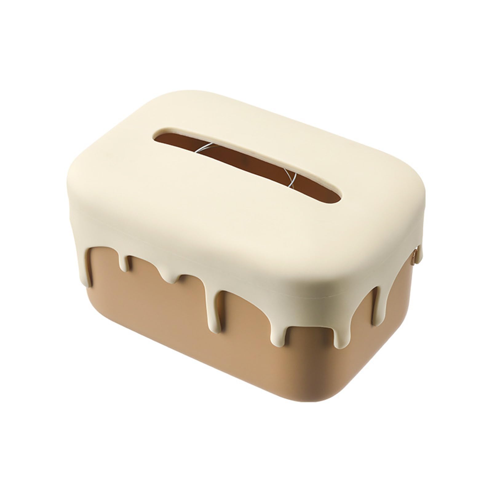 APGLSXY Multiple Color Tissue Storage Case with Ergonomic Paper Slot Deformation Frame and Component for Daily Use Easy Clean Tissue Dispenser