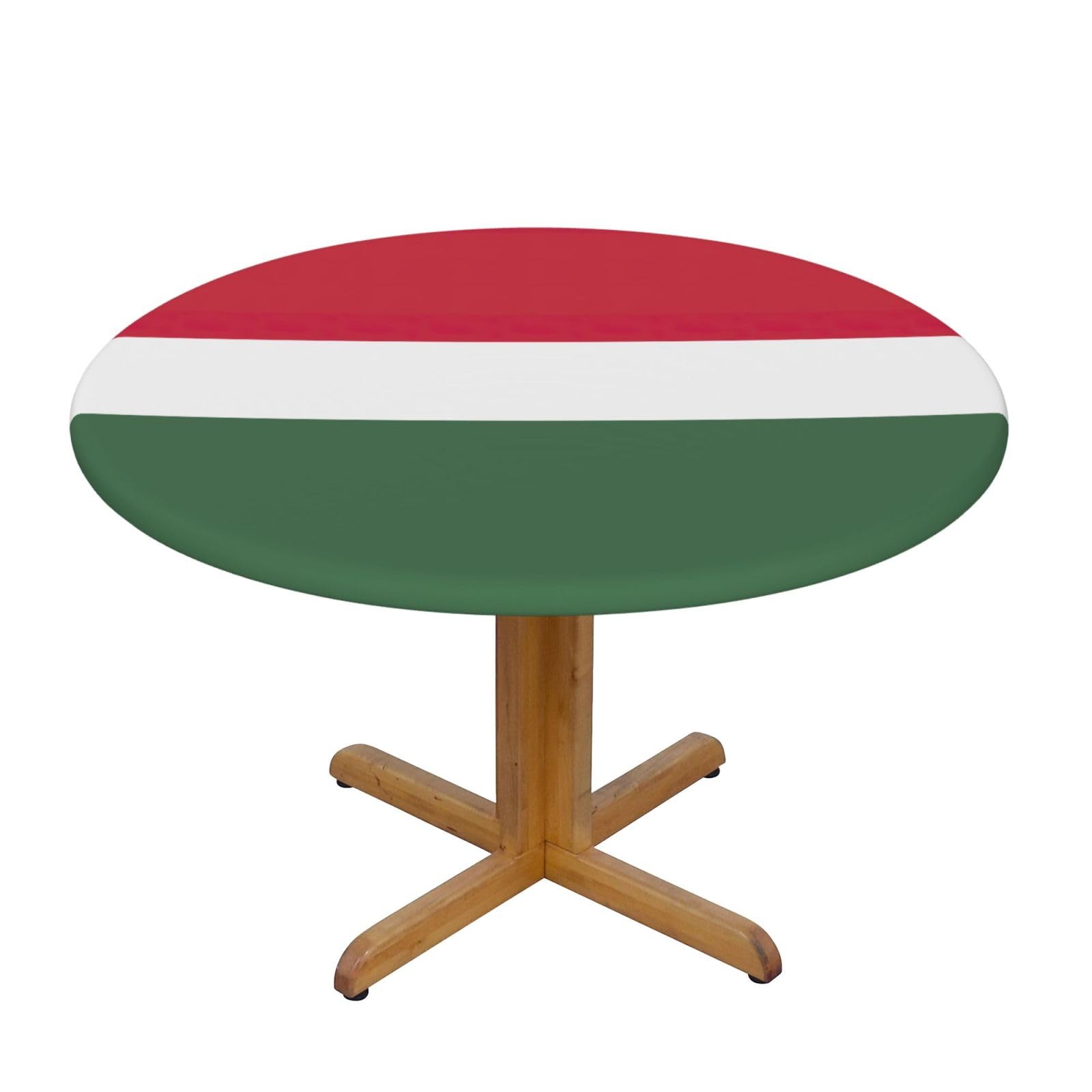 Flag Of Hungary Print Oxford Wipeable Tablecloth Oil-Resistant Outdoor Table Cover Reusable Birthday Table Protector