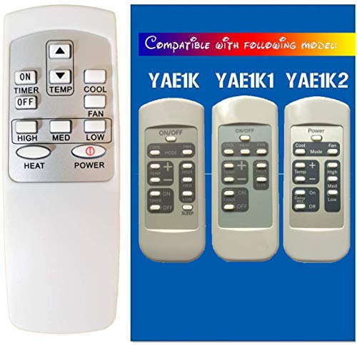 Replacement GE Air Conditioner Remote Control YAE1K YAE1K1 YAE1K2