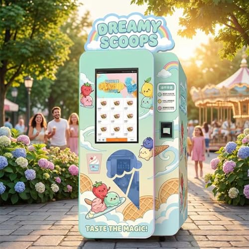 Soluzioni personalizzabili per il branding: offre display LED programmabili, interfacce GUI di marca e involucri esterni opzionali per le aziende per mostrare loghi, promozioni o campagne di marketing stagionali direttamente sulla macchina.