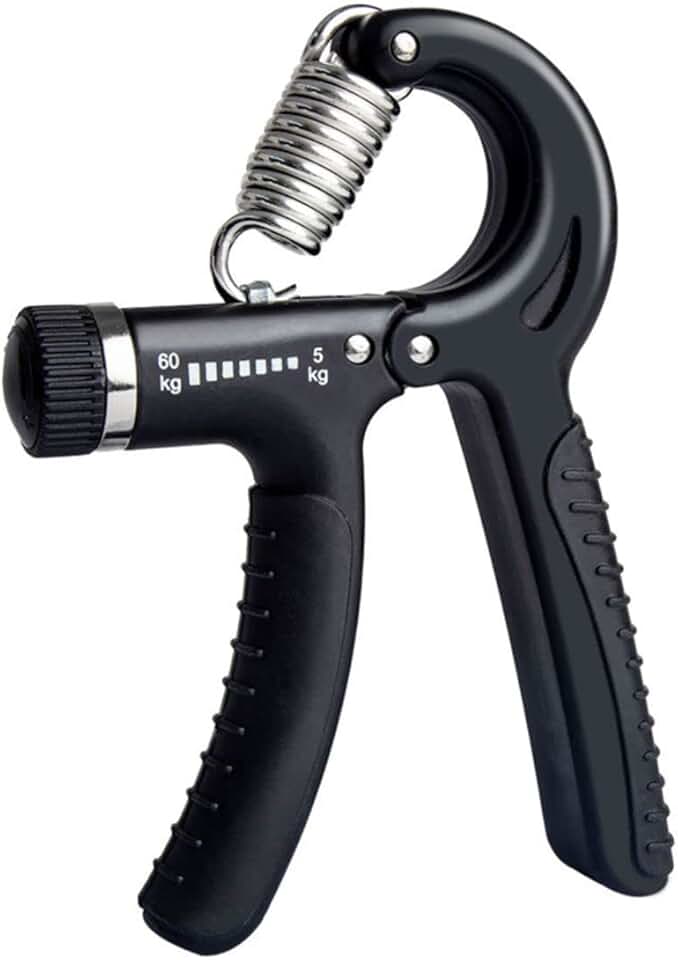 Hand Grip Com Mola Ajustável 5kg A 60kg Fisioterapia Fortalecimento Antebraço Mãos Punho Exercício Força