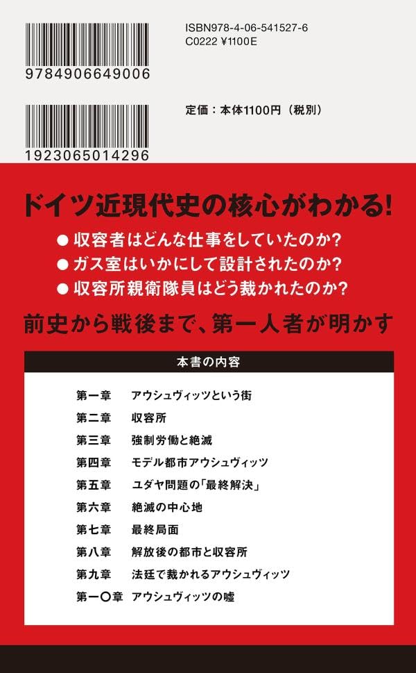 アウシュヴィッツの歴史 (講談社現代新書)
