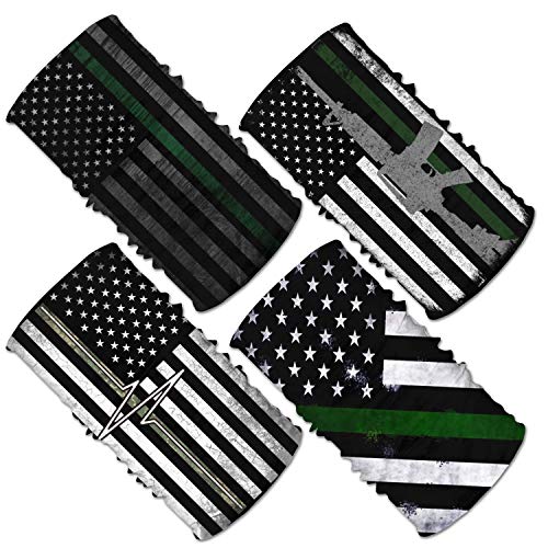 Image of 4Pcs Magic Headwear Neck Gaiter Tube Scarf Headbands Bandana Balaclava for Outdoor Running Cycling Skating Work Out