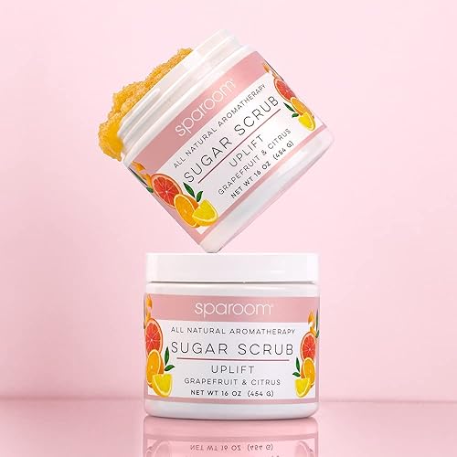 Vista 13 de SpaRoom Manteca de karité natural para aromaterapia y azúcar cruda, exfoliante corporal hidratante y exfoliante, 16 onzas, aceites esenciales