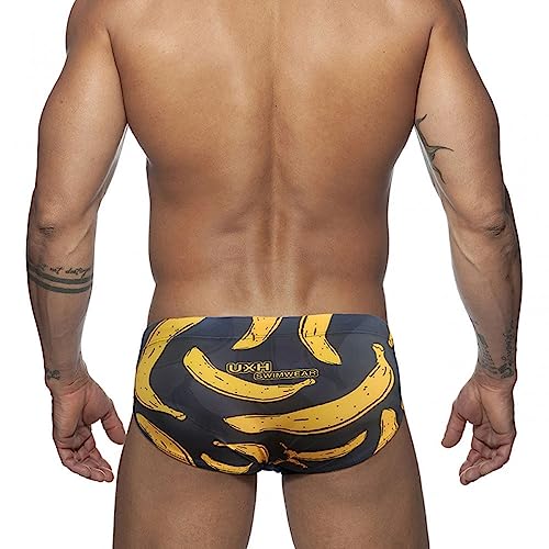 UXH New Men's Tigh Swimming Briefs whiteTrunks Swimwear Swimsuit Water Repellent Man Beach Short Men Swim Suit3