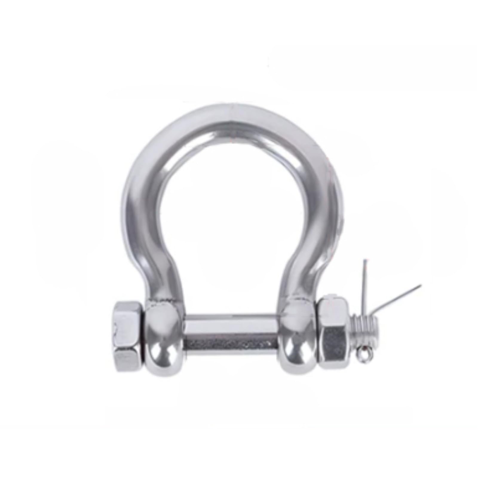 Paquete de 2 grilletes de anillo M6-M28 D, grillete de acero inoxidable 304, for aparejos resistentes, transporte, eslabones de cadena de acero | M22-3000kg Load Capacity