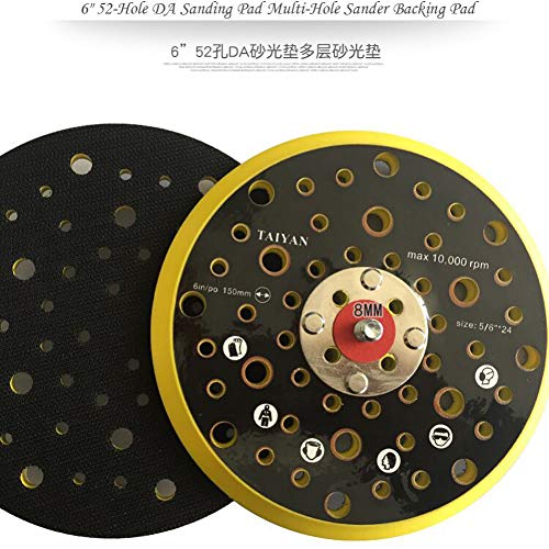 Multi-Hole Sander Pad 6" pour éliminer la poussière de meuleuse - 5