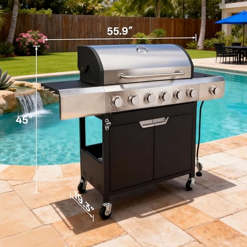 Endark 6-Burner Outdoor Gas Grill