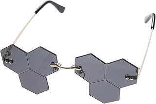 1 Par De Óculos De Sol Femininos Óculos Masculinos Óculos Femininos Óculos Fashion Óculos Sem Armação Óculos De Festa Femininos Óculos De Festa Adereços Óculos De Sol Masculinos