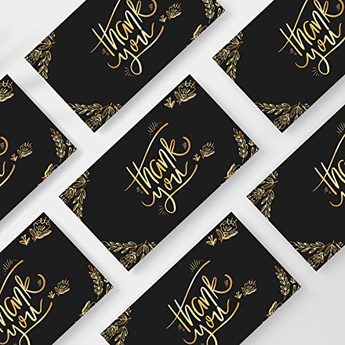 Image of Clickedin - 50 Pieces Thank You Greeting Card Tags for All Occasion