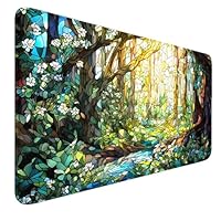 MTG Playmat, 24 x 14 MTG Spielmatte Zonen Genäht Kanten Glatte Gummioberfläche Mauspad, Kampf Brettspiel TCG Spielmatten+ Aufbewahrungstasche