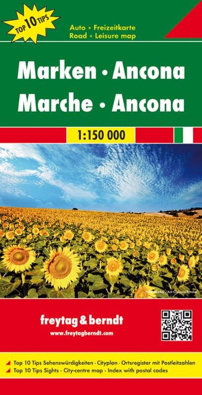 Marken - Ancona Road Map 1:150 000