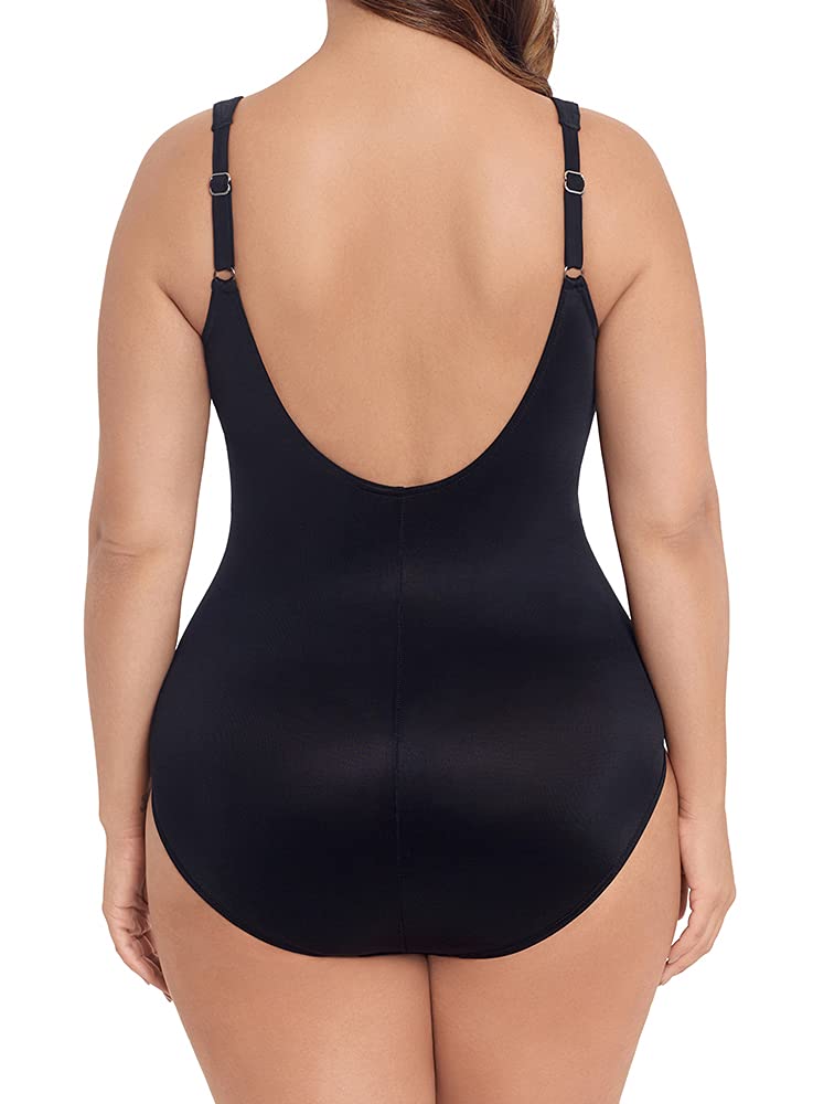 Miraclesuit 6518963W Must Haves Sanibel Maillot de Bain Sculptant avec Armatures Noir 52W