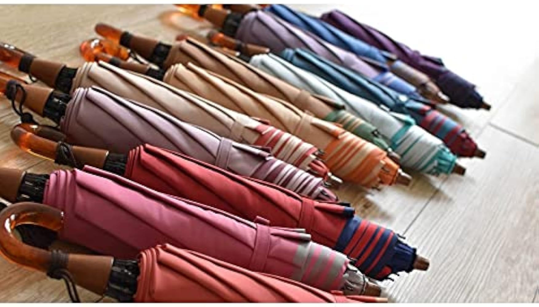 Amazon | 日本製 かさね 折り 55cm 甲州織両面 無地 雨晴兼用 べっ甲