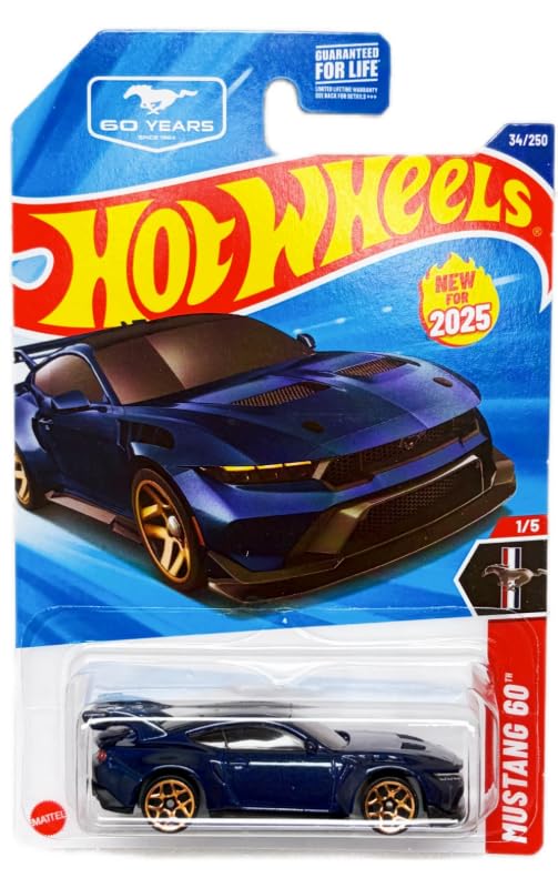 Hot Wheels Ford Mustang GTD [Dark Blue] Mustang 60 1/5, 34/250