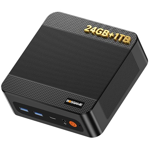 BOSGAME P6 Ryzen 9 6900HX Mini PC, 24GB LPDDR5X 4800MHz 1TB PCIe4.0 NVMe SSD Mini Computers, Dual LAN, AX210 Wi-Fi 6E, BT 5.3, Triple Display 4K, Light Gaming | Home | Office | Business Great Value PC