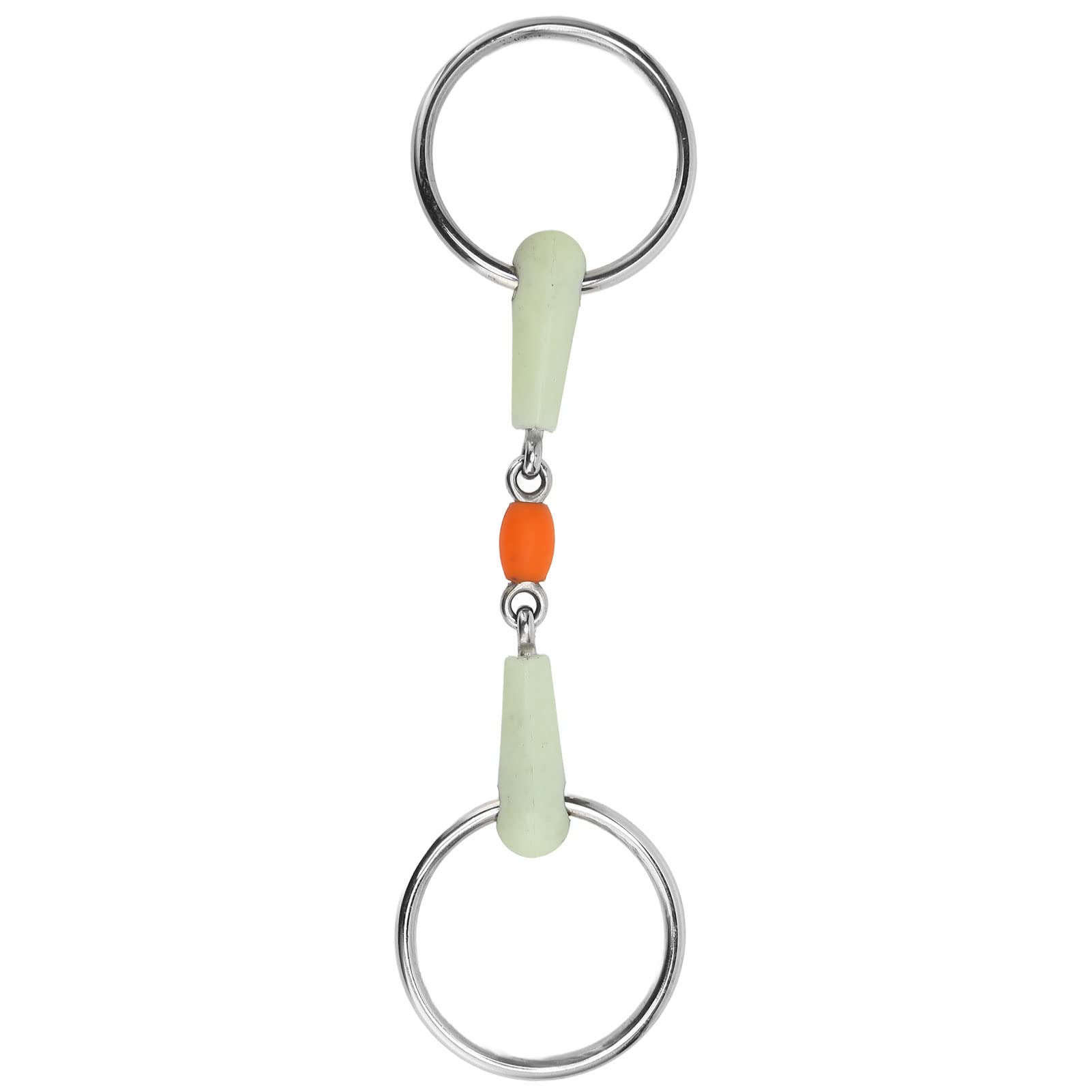 Bocado para Caballo, Fácil de controlar. Previene Las mordeduras. Superficie Lisa Envuelta en Goma. Un Bocado Cómodo para Tu Caballo. Anillo de Acero Inoxidable. Duradero para