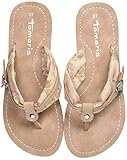 Leichte Laufsohle Tamaris Damen 27109 Zehentrenner, Beige (Dune Comb 459), 38 EU