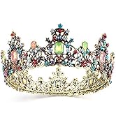 Voarge Tiara Kristallkrone für Bridal, Prinzessin Diadem Hochzeit Tiara Crown, Vintage Prinzessin...