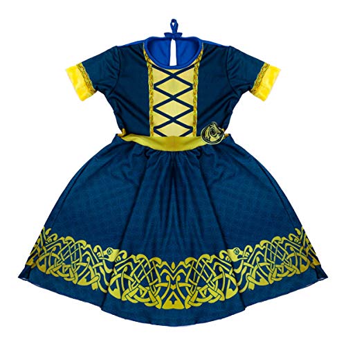 Fantasia da Merida Infantil Vestido da Valente 2 a 12 anos (P 2-4)