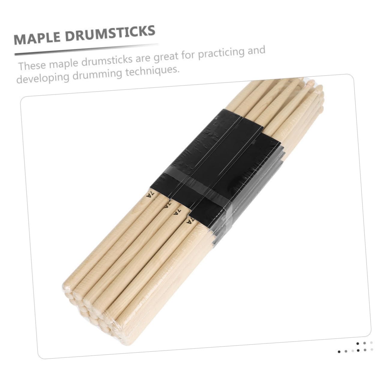 TOYANDONA 12paare Schlagzeug-drumsticks Aus Ahornholz Für Erwachsene Üben Für Orchesterproben Mit Hoher Spielgeschwindigkeit Und Langlebigkeit