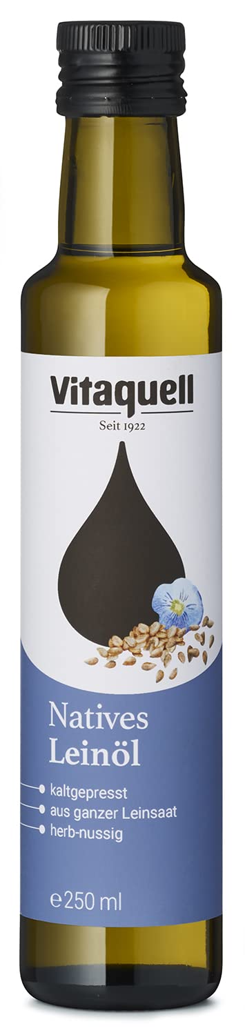 Vitaquell Aceite de linaza prensado en frío, nativo, 250 ml