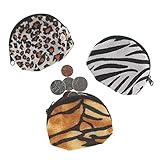 Fun Express Plush Animal Print Coin Purses (1 Dozen)